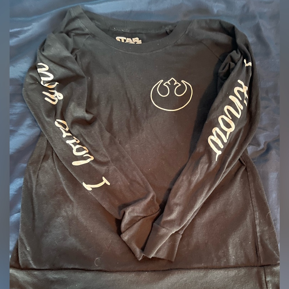 Star Wars | Han Solo & Princess Leia “I love you” “I know” Quote | Long Sleeve